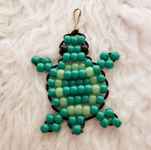 Beaded Turtle Keycha